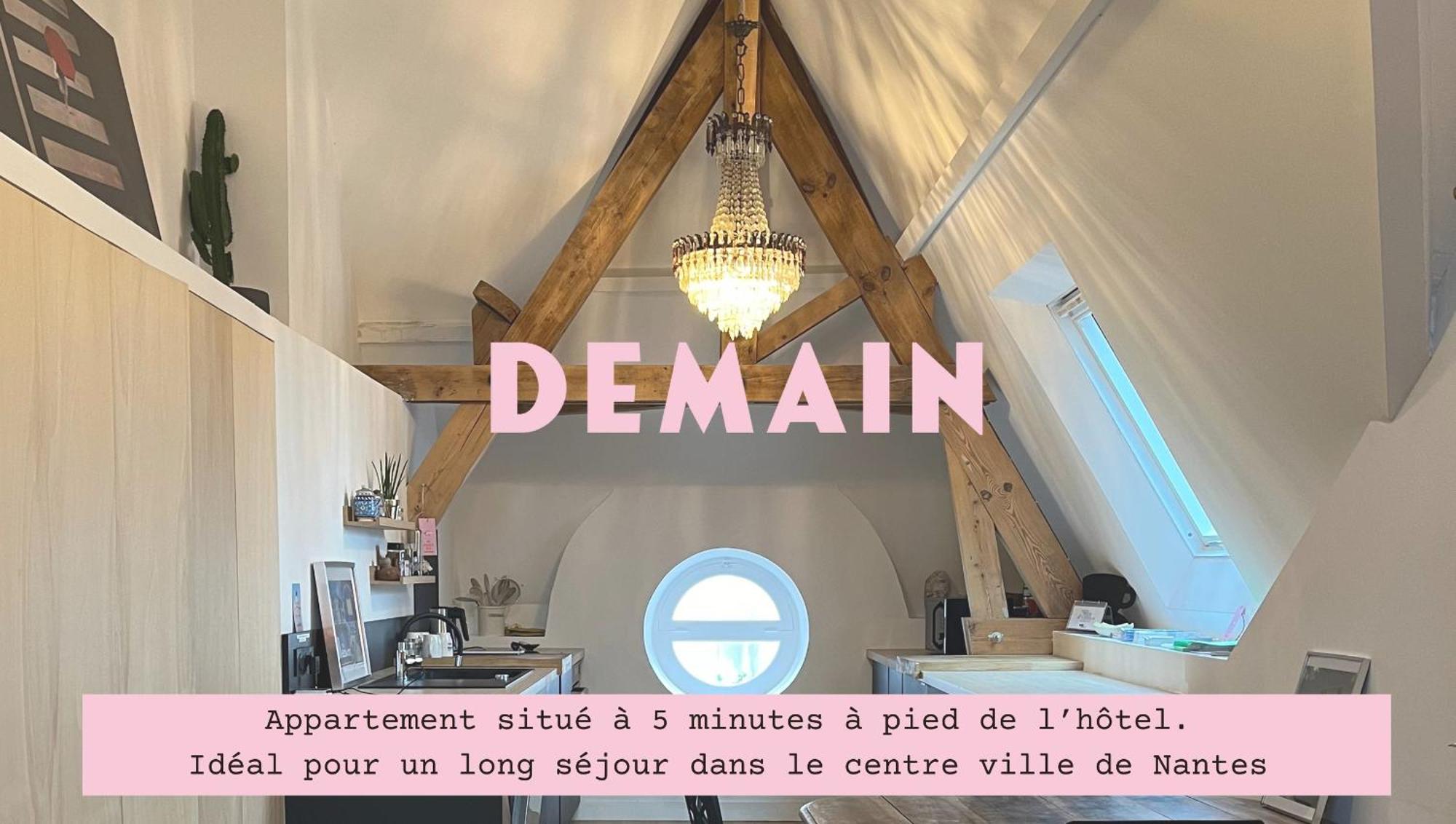 Demain Hotel & Conciergerie Nantes Exterior foto